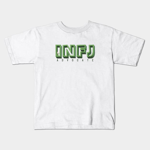 INFJ Advocate - MBTI Kids T-Shirt by ilustraelleg